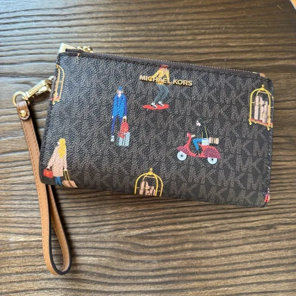 Michael Kors Eva Large Jet Set Girls Tote Bag~Matching Wallet~Beautiful - Picture 10 of 14